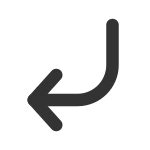 Corner Down Left SVG Icon